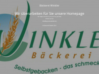 baeckereiwinkler.de Webseite Vorschau