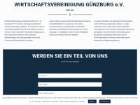 wirtschaftsvereinigung-guenzburg.de Webseite Vorschau