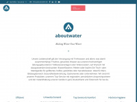 aboutwater.de Webseite Vorschau