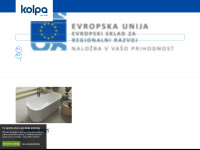 kolpa.si Webseite Vorschau