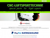 cnc-luftsporttechnik.de Webseite Vorschau
