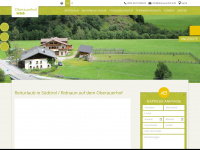 oberauerhof.info Webseite Vorschau