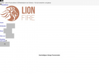 lionfire.ch Webseite Vorschau