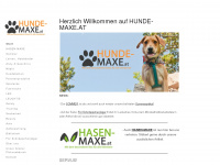 hunde-maxe.at Webseite Vorschau