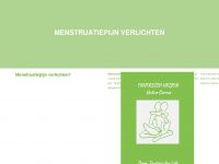 menstruatiepijnverlichten.nl Webseite Vorschau