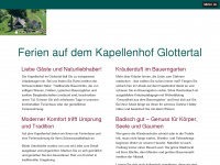 kapellenhof-glottertal.de Webseite Vorschau