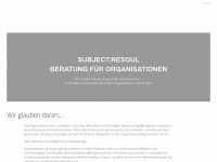 subjectresoul.com Webseite Vorschau