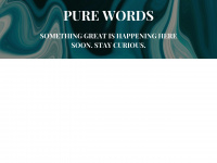 pure-words.de Webseite Vorschau