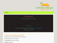 dorfladen-siblingen.ch Webseite Vorschau