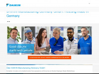 daikin-manufacturing.de Webseite Vorschau