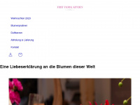 firstfloralkitchen.de Webseite Vorschau