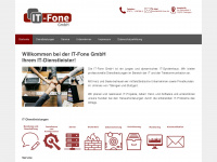 it-fone.de Webseite Vorschau