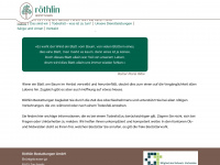 roethlin-bestattungen.ch Webseite Vorschau