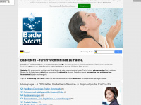 badestern.com Webseite Vorschau