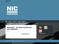 nicrecords.ch Webseite Vorschau