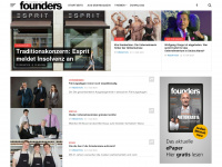 founders-magazin.de Webseite Vorschau