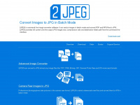 2jpeg.com Webseite Vorschau