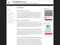 schieblehre.org Webseite Vorschau