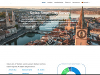 smartcity-survey.ch Webseite Vorschau