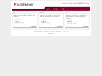 rails-server.ch Webseite Vorschau