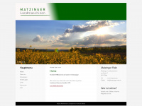 matzinger-rafz.ch Webseite Vorschau