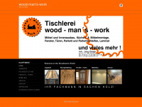 wood-mans-work.de Webseite Vorschau