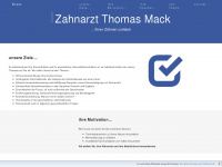 zahnmack.de Webseite Vorschau