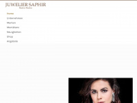 saphir-juwelier.de Webseite Vorschau