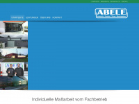 a-abele-gmbh.de Webseite Vorschau