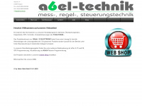 abel-technik.de Webseite Vorschau