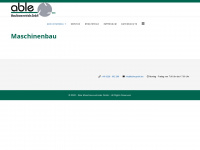 able-gmbh.de Webseite Vorschau