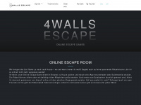 4walls-escape.de Webseite Vorschau
