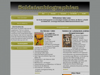 soldatenbiographien.de Webseite Vorschau