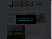 janson-heizung-sanitär.de Webseite Vorschau