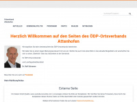 oedp-attenhofen.de Webseite Vorschau