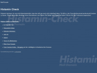 histamin-check.de Webseite Vorschau