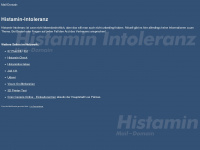 intoleranz-histamin.de Webseite Vorschau