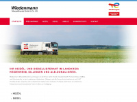 wiedenmann-mineraloele.de Webseite Vorschau