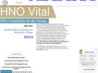 hno-vitalmedizin.de Webseite Vorschau