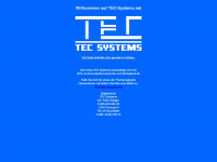 tec-systems.net Webseite Vorschau