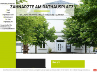 zahnaerzte-rathausplatz.de Webseite Vorschau
