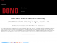 dono-verlag.com Webseite Vorschau