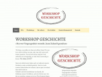 workshop-geschichte.de Webseite Vorschau