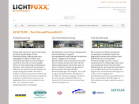 lichtfuxx.com Webseite Vorschau
