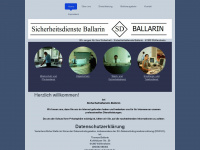 ballarin-sicherheit.de Webseite Vorschau