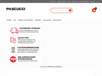 pascucci.de Webseite Vorschau