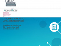 personaldental.de Webseite Vorschau
