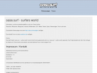 oase.surf Webseite Vorschau