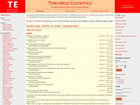 econtheory.org Webseite Vorschau