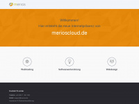 merioscloud.de Webseite Vorschau